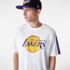 NEW ERA NBA COLOUR BLOCK OS TEE LOS ANGELES LAKERS WHITE L