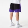 NEW ERA NBA COLOUR BLOCK SHORT LOS ANGELES LAKERS BLACK
