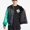 NEW ERA NBA SATIN BOMBER BOSTON CELTICS BLACK/KELLY GREEN S