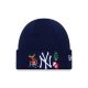 NEW ERA INF FESTIVE CUFF KNIT NEW YORK YANKEES BLUE