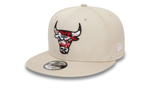 New Era Chicago Bulls Nba Seasonal Infill Stone 9Fifty Snapback Cap Light Brown S/M
