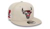 New Era Chicago Bulls Nba Seasonal Infill Stone 9Fifty Snapback Cap Light Brown S/M
