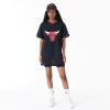 New Era NBA Chicago Bulls Womens Mesh Dress Black XS