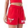 New Era NBA Team Logo Chicago Bulls Shorts Red XS