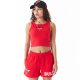New Era NBA Team Logo Chicago Bulls Crop Tank Top Red M