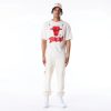 New Era NBA Chicago Bulls Wordmark Stone Oversized T-Shirt Beige S