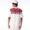 New Era NBA Chicago Bulls Wordmark Stone Oversized T-Shirt Beige S