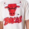 New Era NBA Chicago Bulls Wordmark Stone Oversized T-Shirt Beige S
