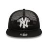 New Era Embroidered Mesh New York Yankees 9FIFTY Cap Black