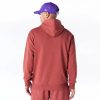 New Era League Essential Los Angeles Lakers Oversized Pullover Hoodie Brown