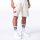 New Era NBA Chicago Bulls Bubble Script Shorts Light Beige