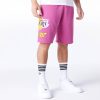 New Era NBA Los Angeles Lakers Bubble Script Shorts Purple S