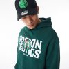 New Era NBA Boston Celtics Oversized Graphic Hoodie Green S