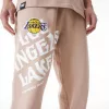 New Era NBA Los Angeles Lakers Graphic Jogging Trousers Beige XL