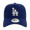 New Era MLB Los Angeles Dodgers Patch 9FORTY Eframe Cap Dark Royal/ White ONE