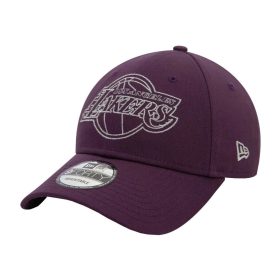  New Era 940 NBA Metallic Outline 9FORTY Los Angeles Lakers Cap Purple