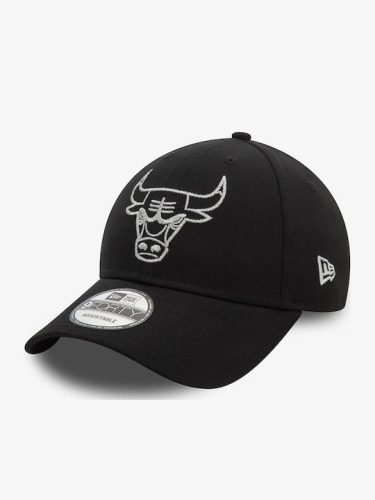New Era 940 NBA Metallic Outline 9FORTY Chicago Bulls Cap Black