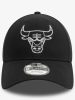 New Era 940 NBA Metallic Outline 9FORTY Chicago Bulls Cap Black
