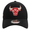 New Era 940 NBA Metallic 9FORTY Chicago Bulls Cap Black ONE
