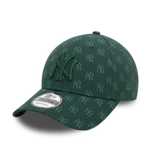 New Era MLB New York Yankees Team Monogram 9FORTY Adjustable Cap Dark Green