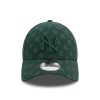 New Era MLB New York Yankees Team Monogram 9FORTY Adjustable Cap Dark Green