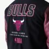 New Era NBA Chicago Bulls Patch Varsity Jacket Black