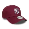 New Era 9FORTY New York Yankees League Essential E-Frame Cap Frosted Burgundy ONE