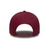 New Era 9FORTY New York Yankees League Essential E-Frame Cap Frosted Burgundy ONE