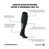 REHBAND QD COMPRESSION SOCKS WHITE M
