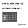 REHBAND QD COMPRESSION SOCKS BLACK M