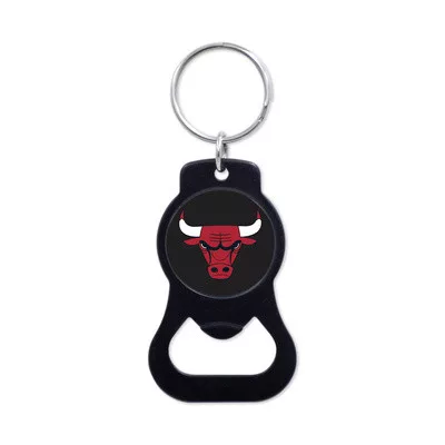 WinCraft - NBA Black Bottle Opener Key Ring - Chicago Bulls MC ONE