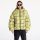 Karl Kani Sport Patch Square Quilted Tie Dye Puffer Jacket Lime Green M