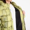 Karl Kani Sport Patch Square Quilted Tie Dye Puffer Jacket Lime Green M