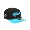 New Era MIami Heat Bulls NBA 2025 City Edition 9Seventy Stretch-Snap Black ONE