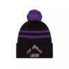 New Era Kids' Los Angeles Lakers 2025 City Edition Knit Beanie Black ONE