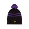 New Era Kids' Los Angeles Lakers 2025 City Edition Knit Beanie Black ONE