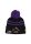 New Era Pom Pom Hat NBA Ce Knit Los Angeles Lakers Original Team Colors Black