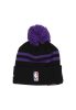 New Era Pom Pom Hat NBA Ce Knit Los Angeles Lakers Original Team Colors Black