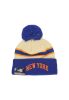 New Era  Pom Pom Hat NBA Ce Knit New York Knicks Original Team Colors Blue