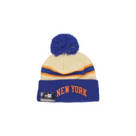   New Era  Pom Pom Hat NBA Ce Knit New York Knicks Original Team Colors Blue