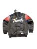 New Era Toronto Raptors 2025/26 City Edition Full Snap Satin Jacket Black XXL