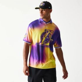   New Era NBA Los Angeles Lakers All Over Print T-Shirts Purple