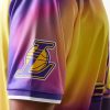 New Era NBA Los Angeles Lakers All Over Print T-Shirts Purple L