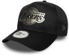 New Era 9FORTY Aframe NBA Metallic Los Angeles Lakers Cap Black ONE