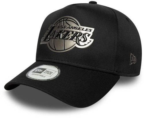 New Era 9FORTY Aframe NBA Metallic Los Angeles Lakers Cap Black ONE