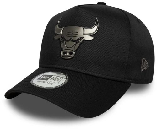 New Era 9FORTY Aframe NBA Metallic Chicago Bulls Cap Black