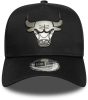 New Era 9FORTY Aframe NBA Metallic Chicago Bulls Cap Black