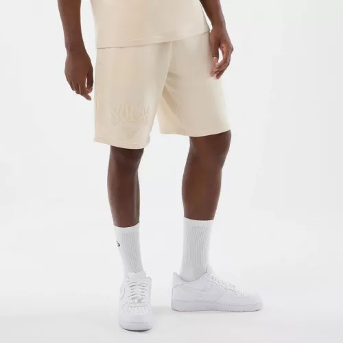 New Era NBA Chicago Bulls Core Plus Short Light Beige