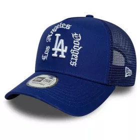 New Era 9FORTY A-Frame Trucker Snapback Cap Blue