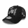New Era 9FORTY Wordmark Trucker New York Yankees Cap Black